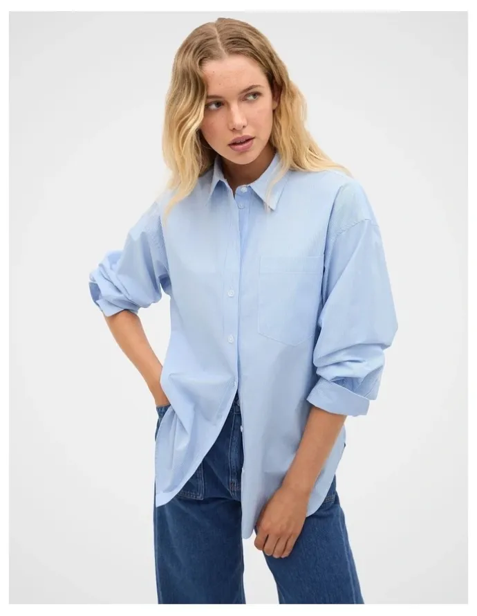 Seed Heritage Poplin Stripe Shirt