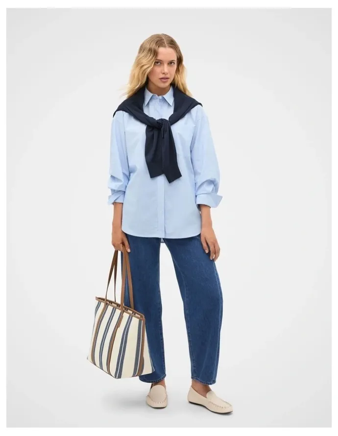 Seed Heritage Poplin Stripe Shirt