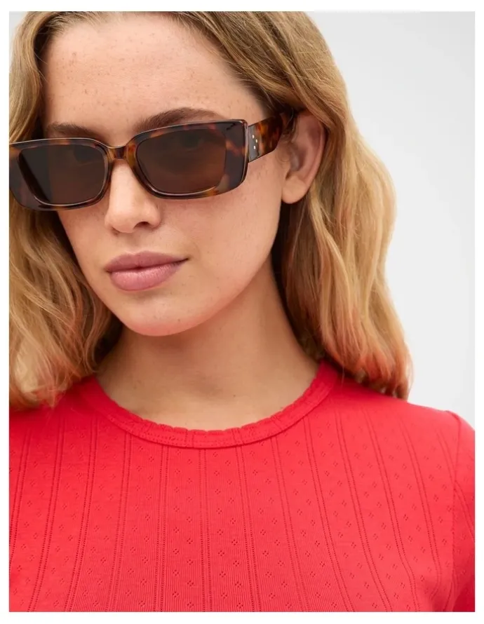 Seed Heritage Poppy Rectangle Sunglasses