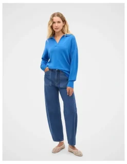 Seed Heritage Relaxed Polo Knit