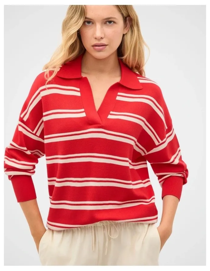 Seed Heritage Relaxed Polo Knit