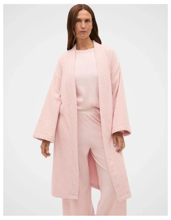 Seed Heritage Textured Robe in Blossom