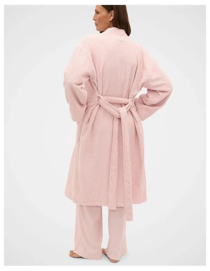 Seed Heritage Textured Robe in Blossom