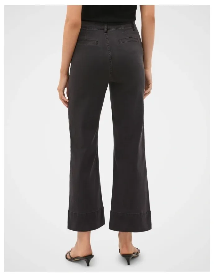 Seed Heritage Core Wide Leg Pocket Jeans in Charcoal Wash