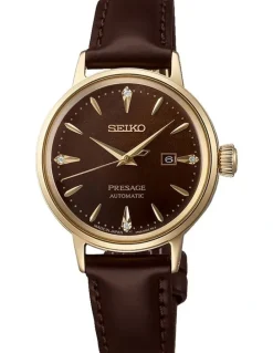 Seiko Presage Cocktail Time SRE020J Watch in Brown