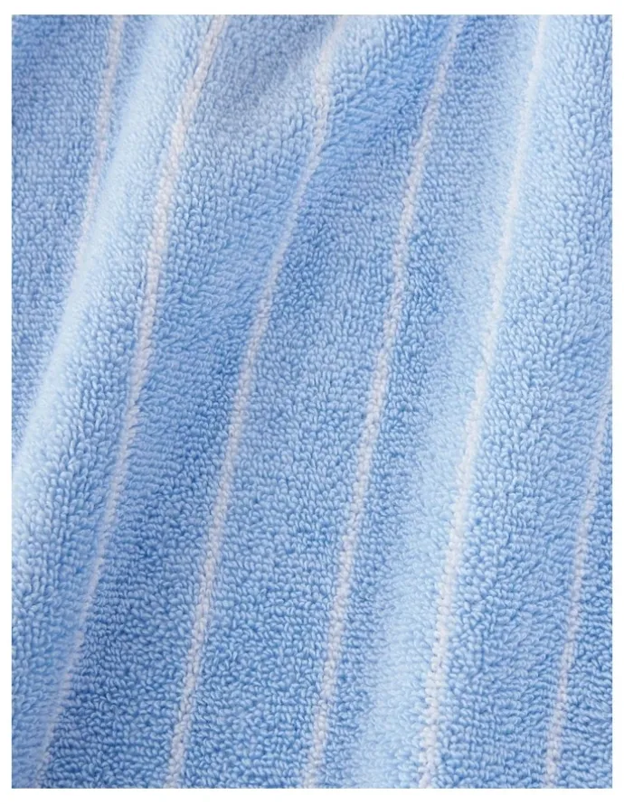 Sheridan Aven Australian Cotton Stripe Robe in Skylight