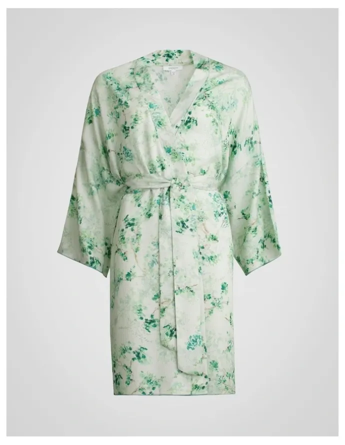 Sheridan La Soie Robe in Whisper Green