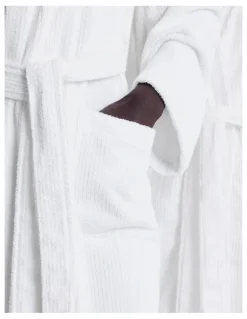 Sheridan Living Textures Robe in White