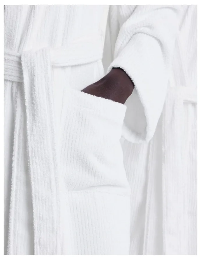 Sheridan Living Textures Robe in White