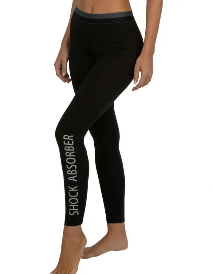 Shock Absorber Active Branded Leggings in Black