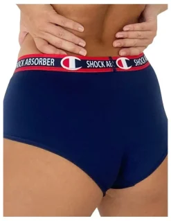 Shock Absorber Moisture Wicking Sports Underwear Shorty in Athletic Navy