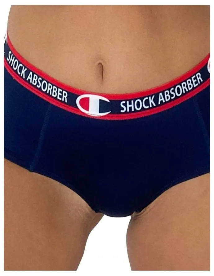 Shock Absorber Moisture Wicking Sports Underwear Shorty in Athletic Navy
