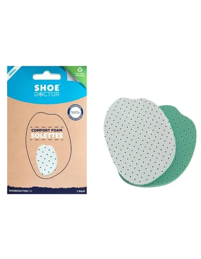 Shoe Doctor Comfort Foam Solettes Small in Soft Green