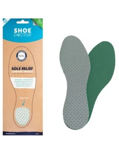 Shoe Doctor Sole Relief Comfort Insoles Size 37-38 in Soft Green