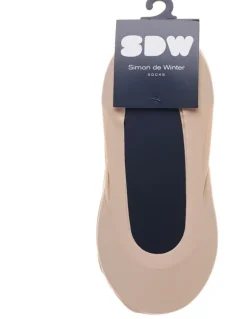 Simon De Winter Laser Cut Footlets 3 Pack in Beige