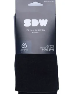 Simon De Winter Merino Wool Blend Tight 1 Pack in Black