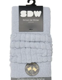 Simon De Winter Slouch Socks 1 Pack in Skyway