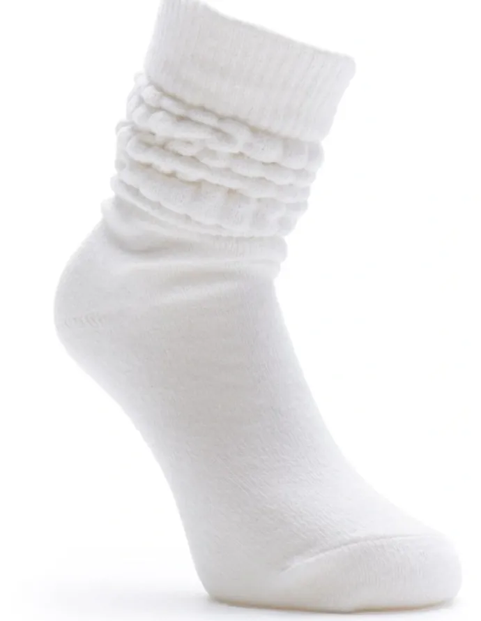 Simon De Winter Slouch Socks 1 Pack in Ivory