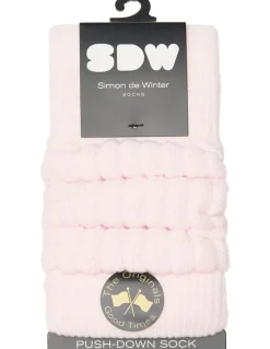 Simon De Winter Slouch Socks 1 Pack in Pale Pink