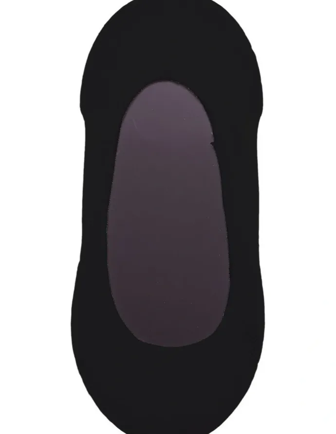 Simon De Winter Super Smooth No Show Sockette 3 Pack in Black