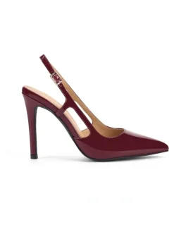 SIREN Cipriani Stiletto Pump in Wine Patent