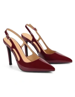 SIREN Cipriani Stiletto Pump in Wine Patent