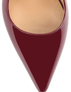 SIREN Cipriani Stiletto Pump in Wine Patent