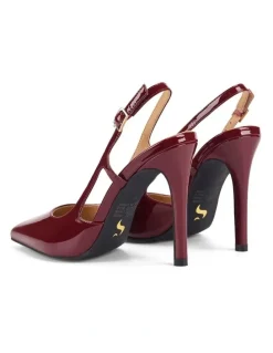 SIREN Cipriani Stiletto Pump in Wine Patent