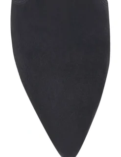 Siren Hope Ankle Boots in Black Suede