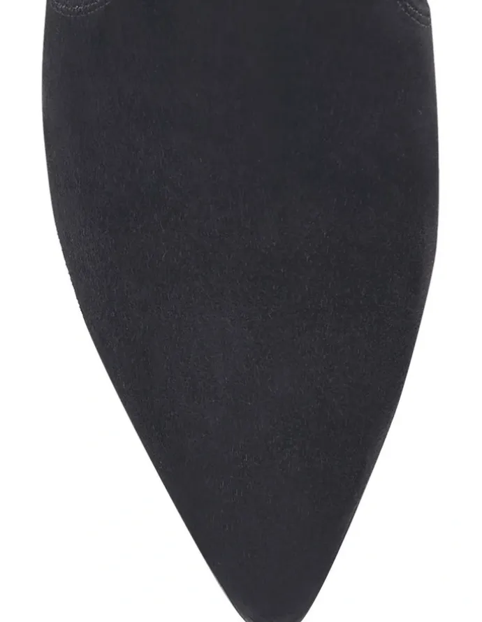 Siren Hope Ankle Boots in Black Suede