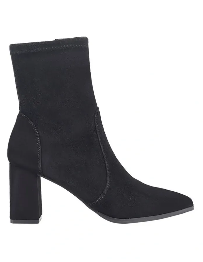 Siren Hope Ankle Boots in Black Suede