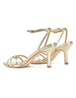 Siren Madison Point Toe Strappy Heel in Gold