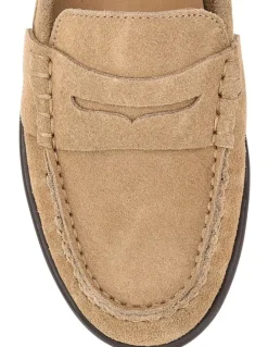 SIREN Paddy Loafers in Taupe Suede