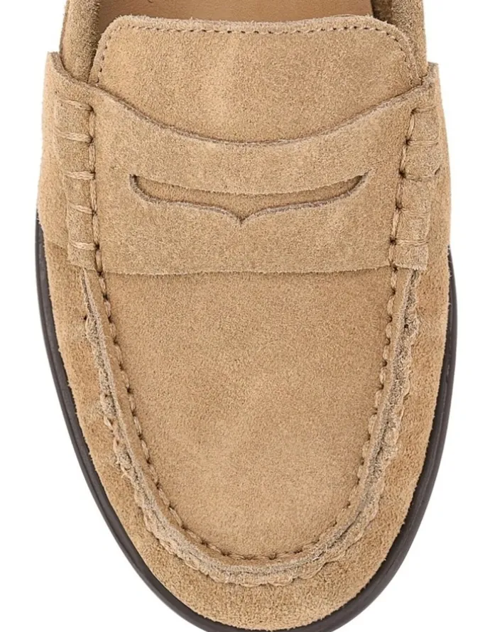 SIREN Paddy Loafers in Taupe Suede