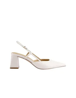 SIREN Yasmine Slingback Heels in Chalk