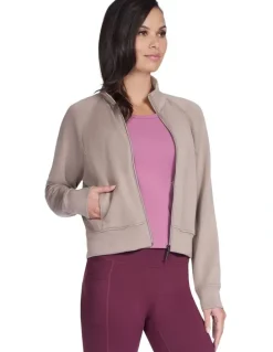 Skechers Cozy Luxe Jacket in Lt Brown