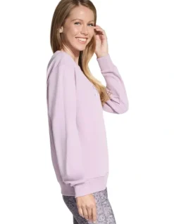 Skechers Signature Crew Jumper in Lt Purple