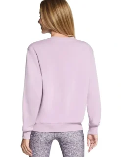 Skechers Signature Crew Jumper in Lt Purple