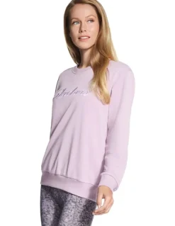 Skechers Signature Crew Jumper in Lt Purple