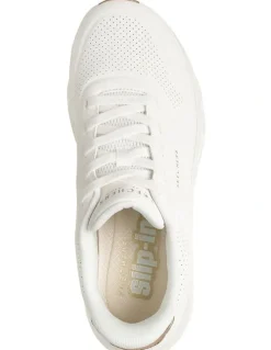 Skechers Slip-Ins Uno Glide-Step Glide On Air Shoes in White