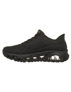 Skechers Slip-Ins Uno Glide-Step Glide On Air Shoes in Black