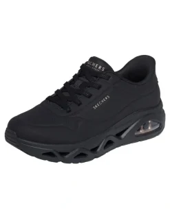 Skechers Slip-Ins Uno Glide-Step Glide On Air Shoes in Black