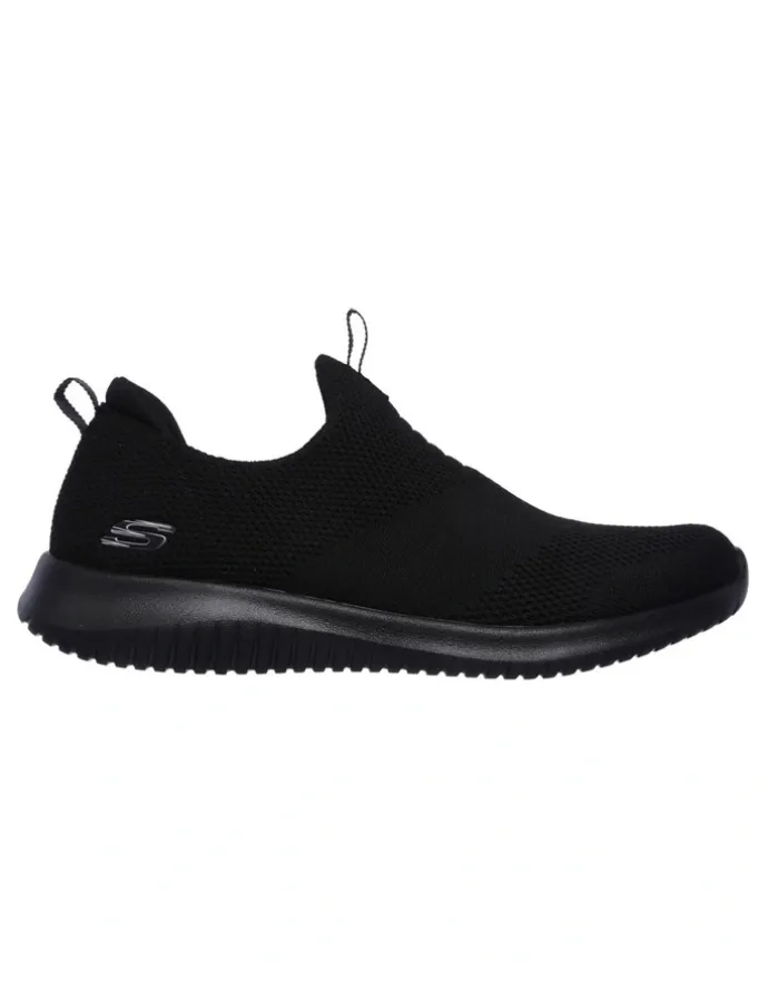 Skechers Ultra Flex First Take Slip-on Sneaker in Black