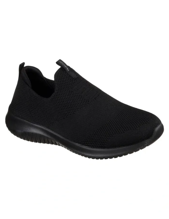 Skechers Ultra Flex First Take Slip-on Sneaker in Black