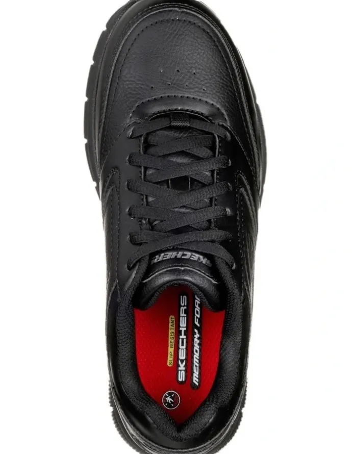 Skechers Work Relaxed Fit Nampa Shoes in Black