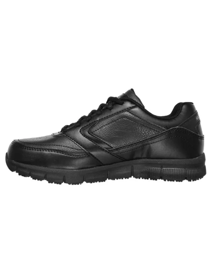 Skechers Work Relaxed Fit Nampa Shoes in Black