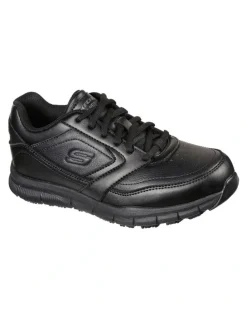Skechers Work Relaxed Fit Nampa Shoes in Black