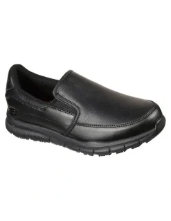 Skechers Work Relaxed Fit Nampa Annod SR Sneakers in Black