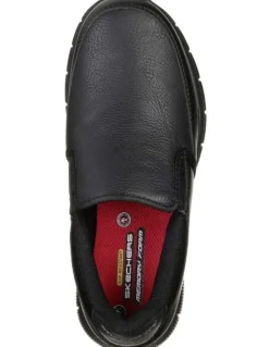 Skechers Work Relaxed Fit Nampa Annod SR Sneakers in Black