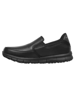 Skechers Work Relaxed Fit Nampa Annod SR Sneakers in Black